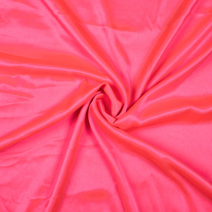 Hot Pink Plain Neon Japan Satin Fabric