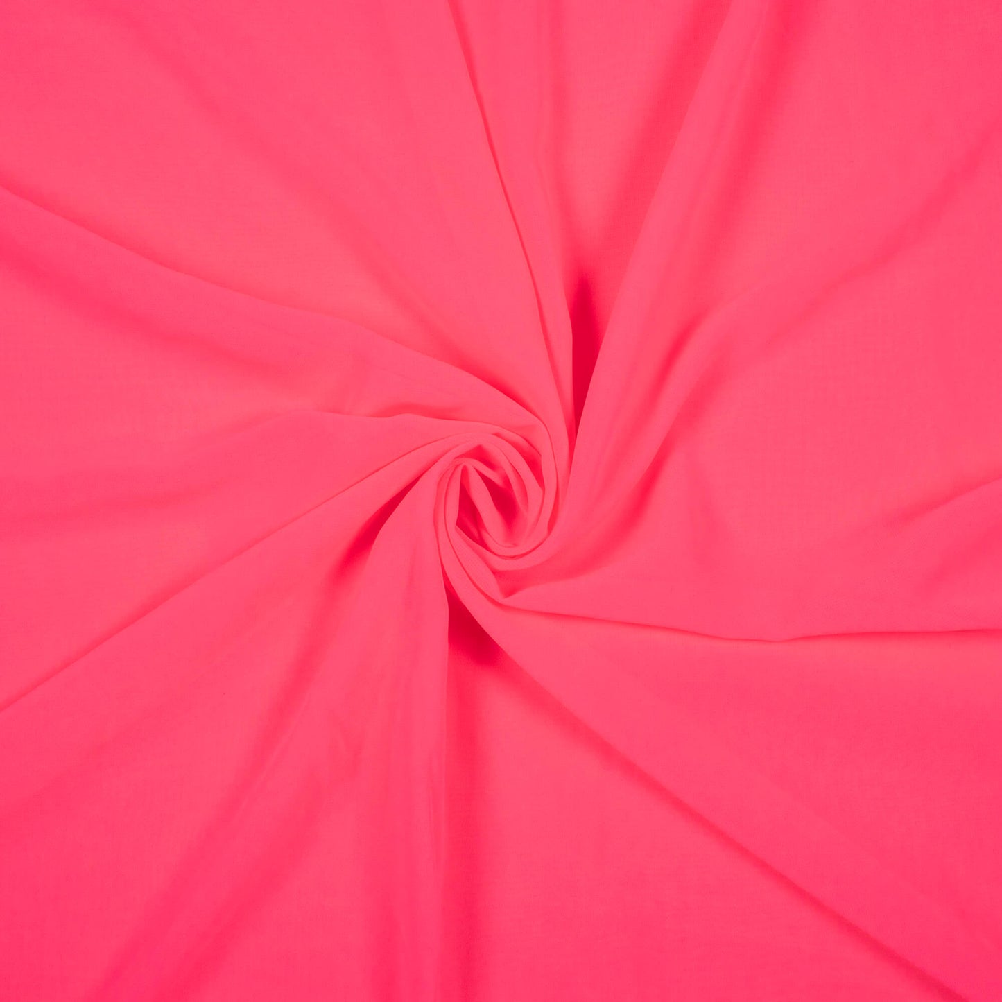 Hot Pink Plain Neon Georgette Fabric