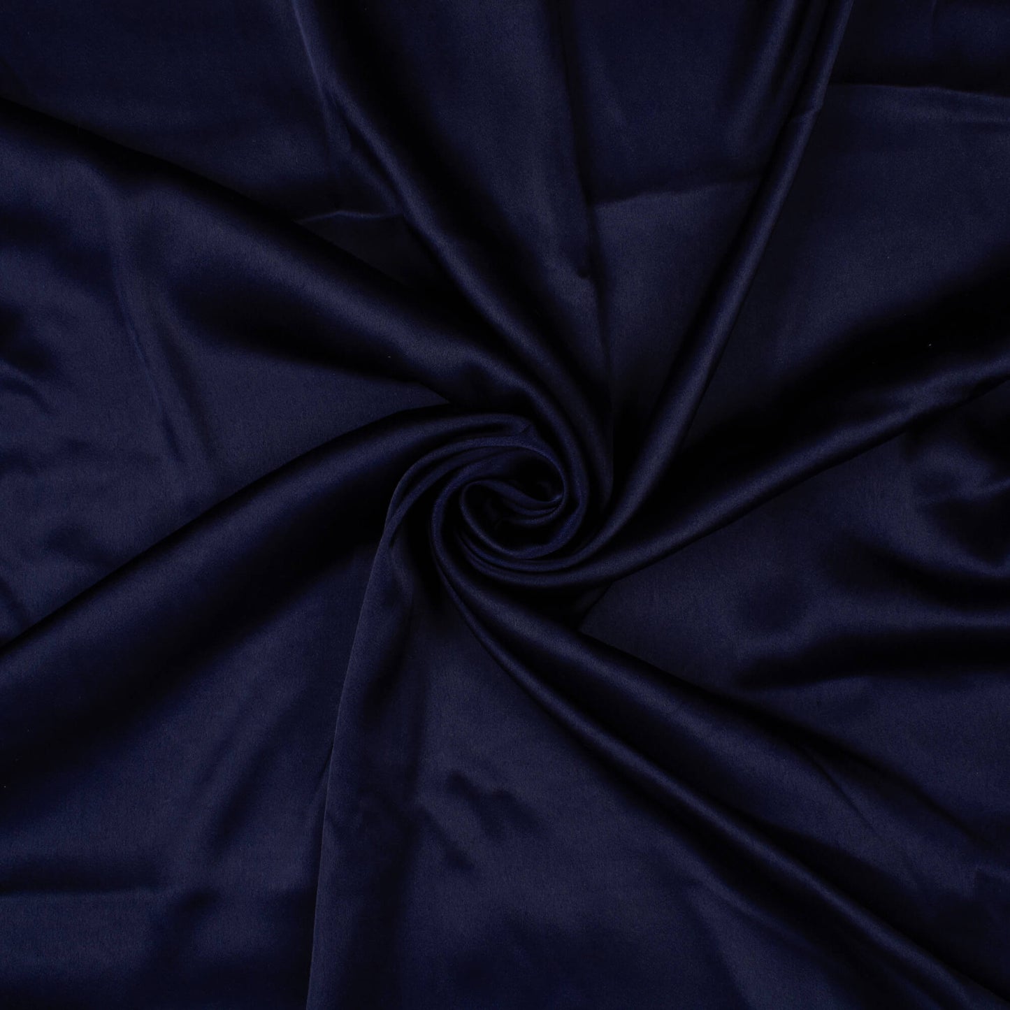 Navy Blue Plain Japan Satin Fabric