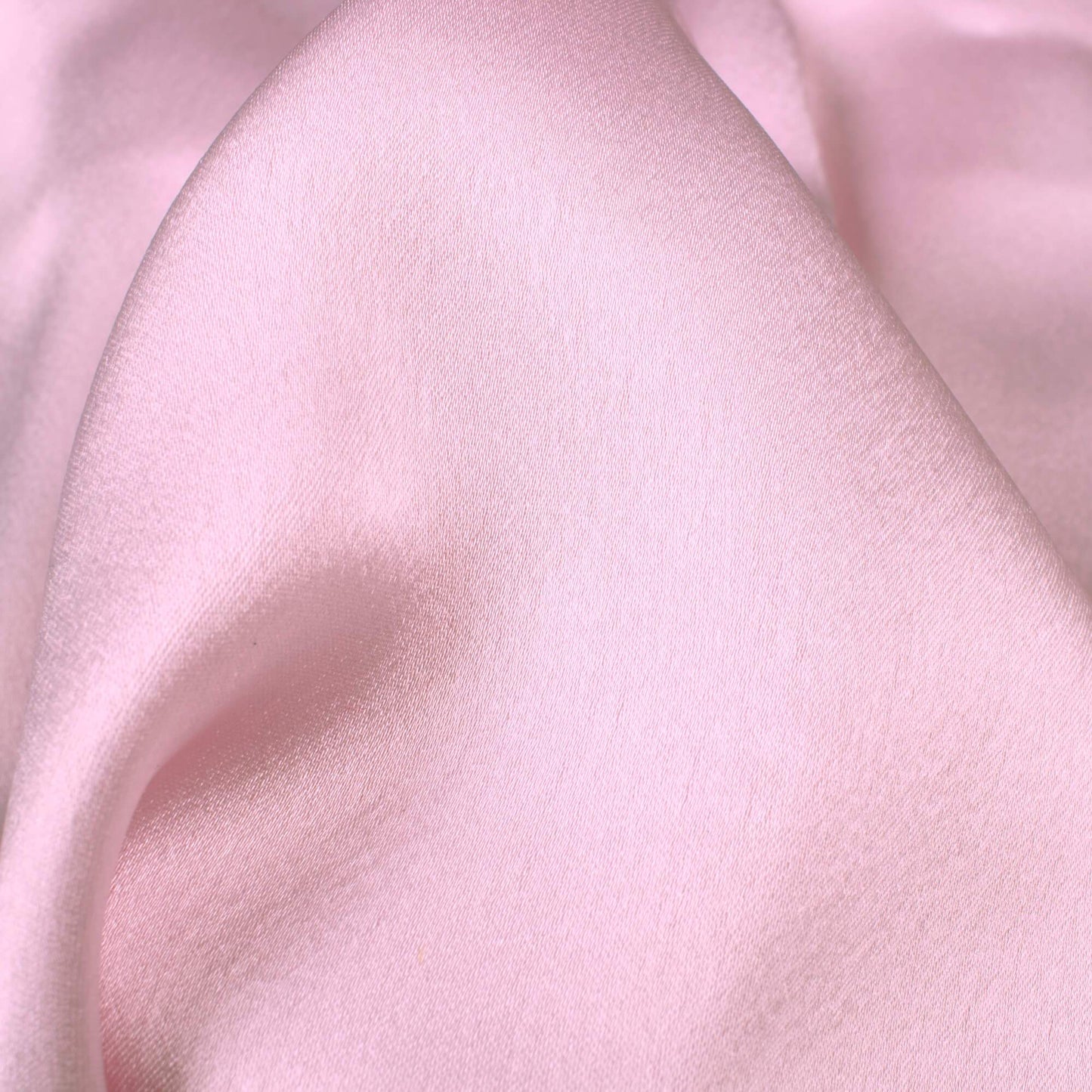 (Cut Piece 0.6 Mtr) Lace Pink Plain Japan Satin Fabric
