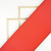 Fluorescent Orange Plain Neon Japan Satin Fabric