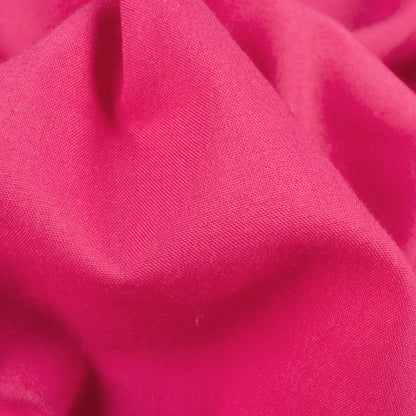Magenta Pink Plain Poly Rayon Fabric