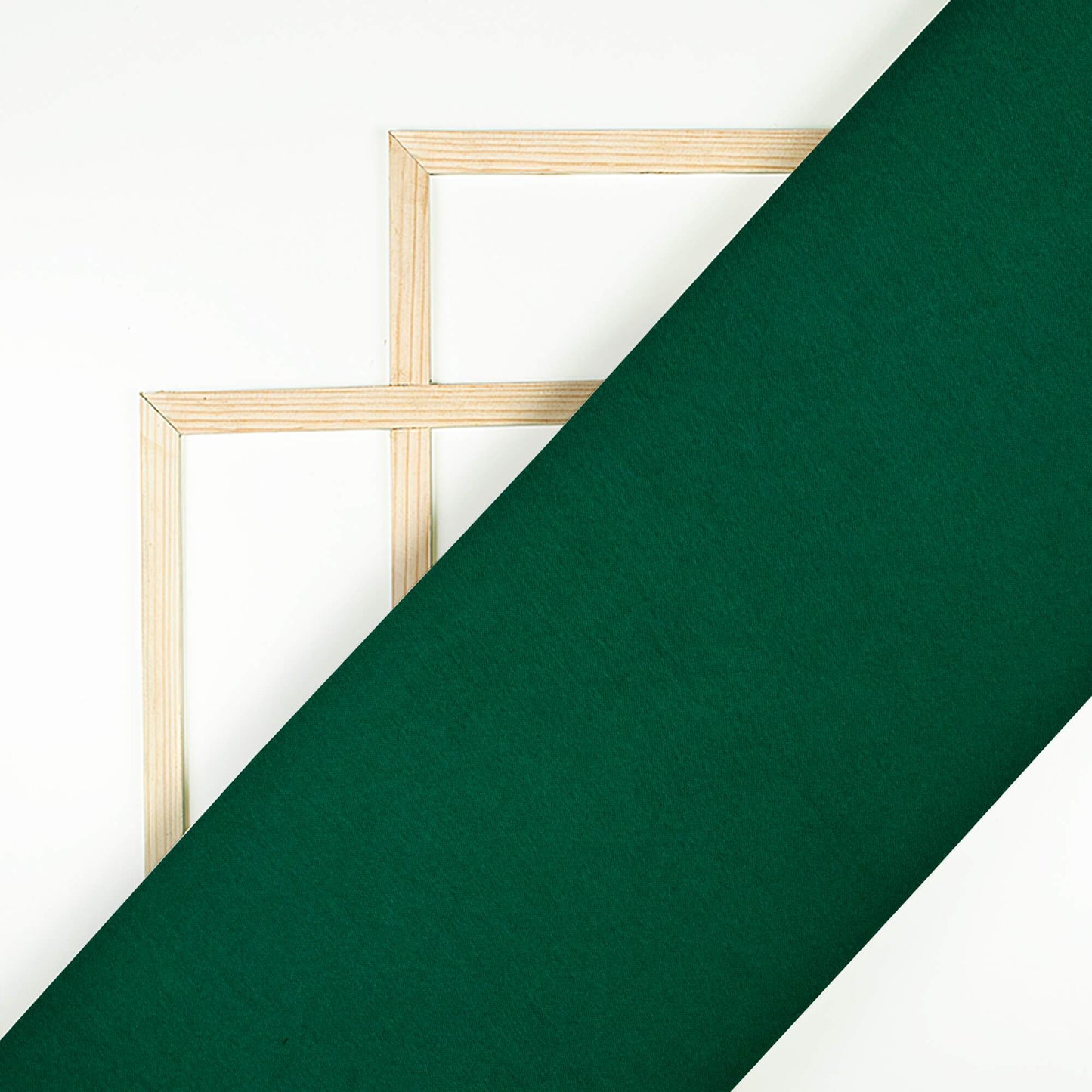(Cut Piece 0.5 Mtr) Sacramento Green Plain Japan Satin Fabric