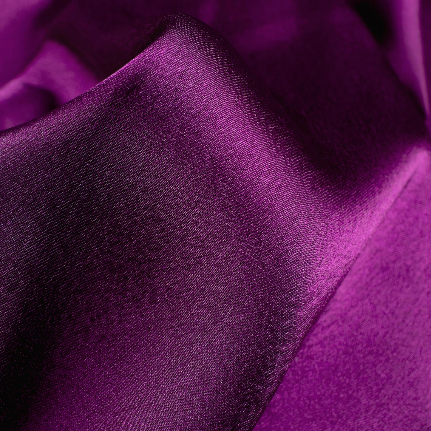 (Cut Piece 1.5 Mtr) Wine Purple Plain Japan Satin Fabric
