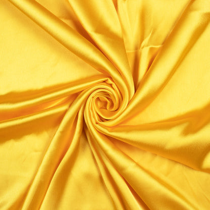 Butter Yellow Plain Japan Satin Fabric