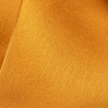 Mustard Yellow Plain Japan Satin Fabric
