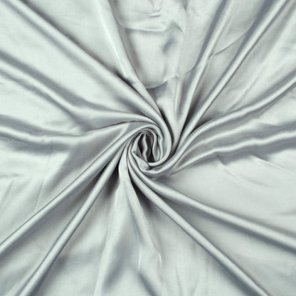 Dolphin Grey Plain Japan Satin Fabric
