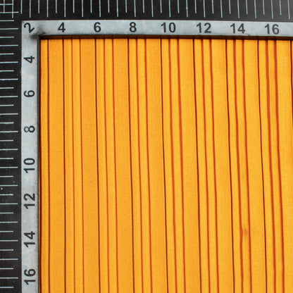 Mustard Yellow Plain Japan Satin Pleated Fabric