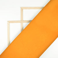 Fire Yellow Plain Viscose Paper Silk Fabric