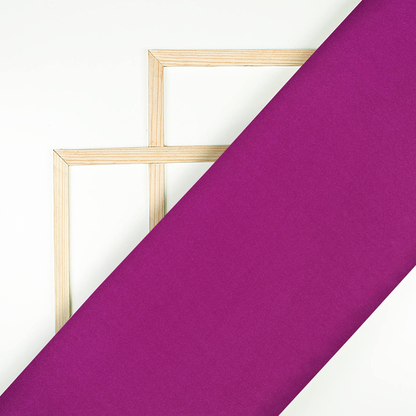 Wine Purple Plain Crepe Silk Fabric