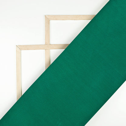 Sacramento Green Plain Crepe Silk Fabric