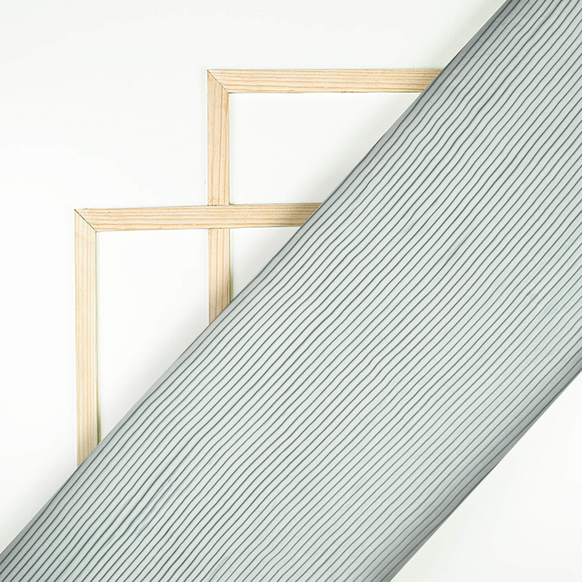 Dolphin Grey Plain Japan Satin Pleated Fabric