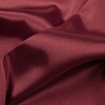 Maroon Plain Crepe Silk Fabric