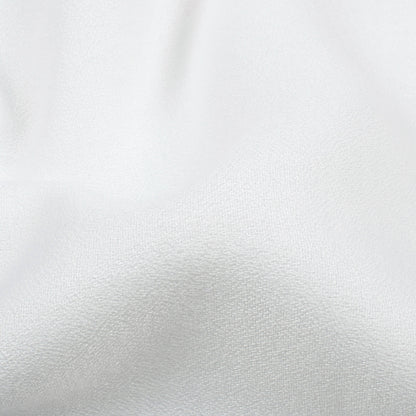 White Plain Moss Crepe Fabric