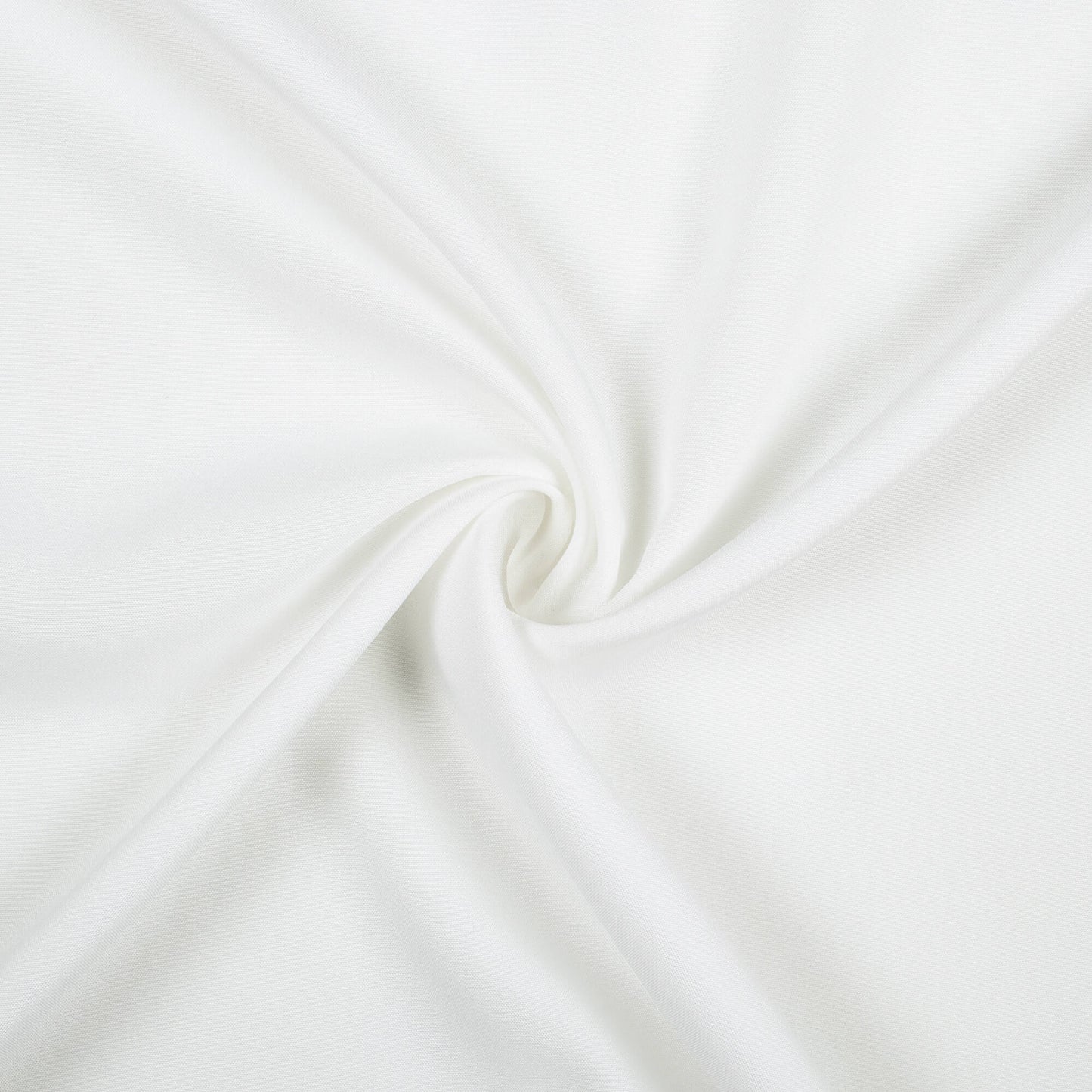 White Plain Butter Crepe Fabric