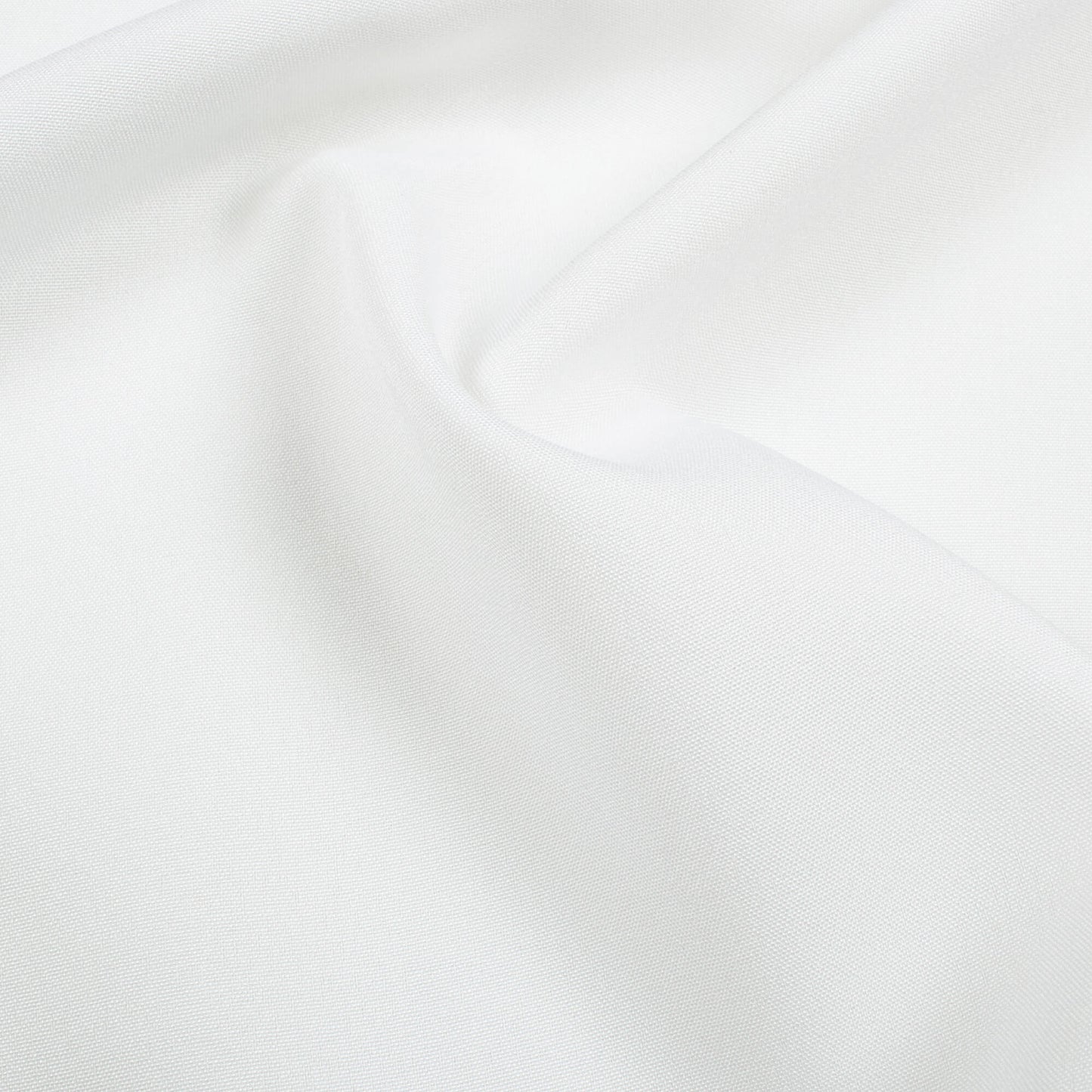 White Plain Butter Crepe Fabric