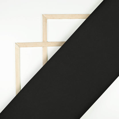 Black Plain Poplin Fabric
