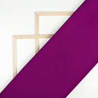 Wine Purple Plain Butter Crepe Fabric