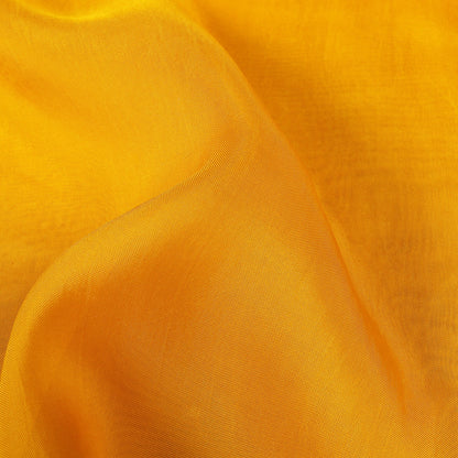 Dijon Yellow Plain Viscose Paper Silk Fabric