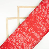 Chilli Red All Over Premium Water Sequins Japan Satin Fabric