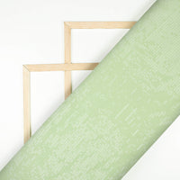 Tea Green All Over Premium Water Sequins Georgette Fabric