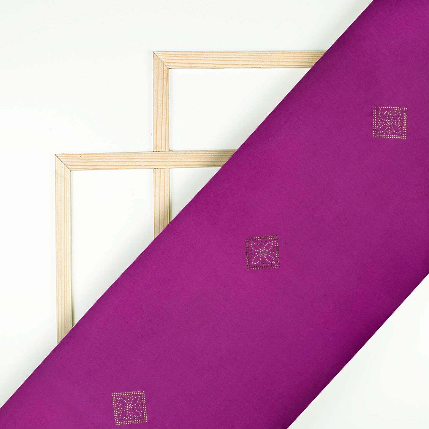 Wine Purple Traditional Premium Swarovski Hand Work Japan Satin Fabric