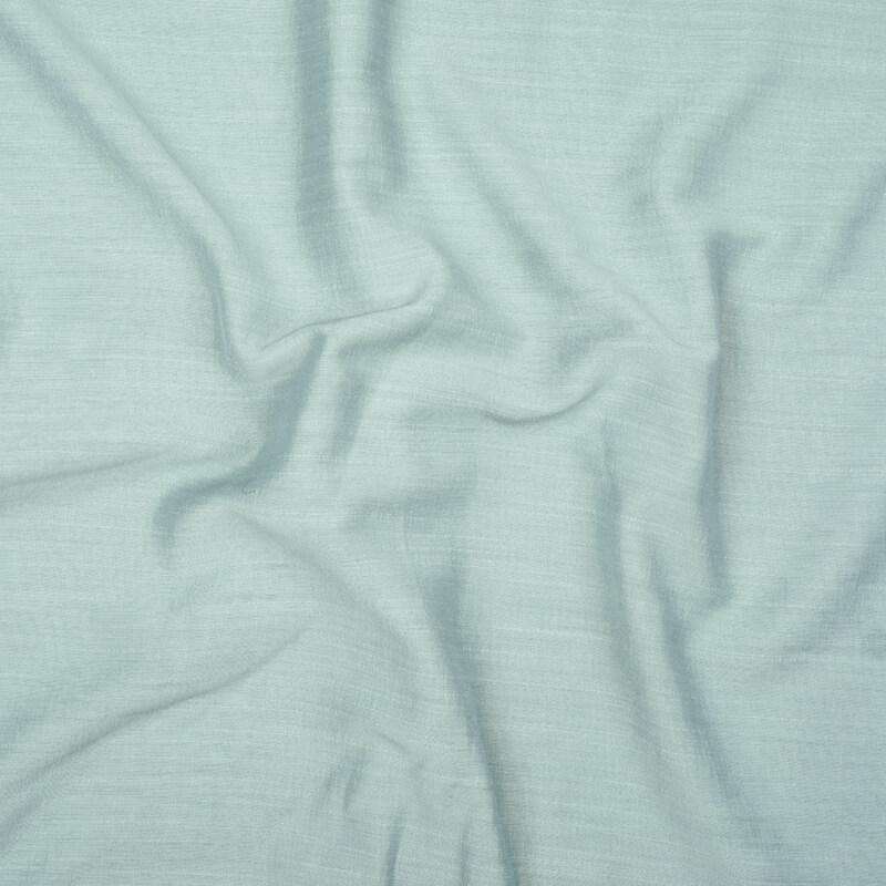 Powder Blue Moss Crepe Plain Fabric - Fabcurate