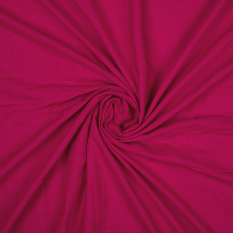 Magenta Pink Plain Modal Rayon Fabric - Fabcurate