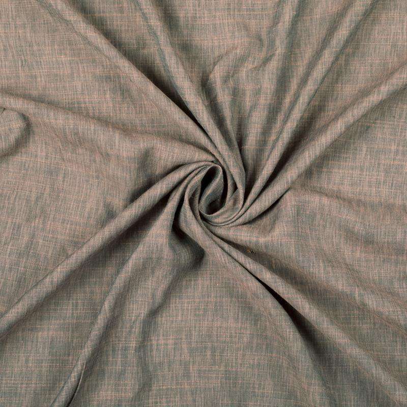 Cloud Grey Plain Rayon Slub Fabric (Width 58 Inches) - Fabcurate