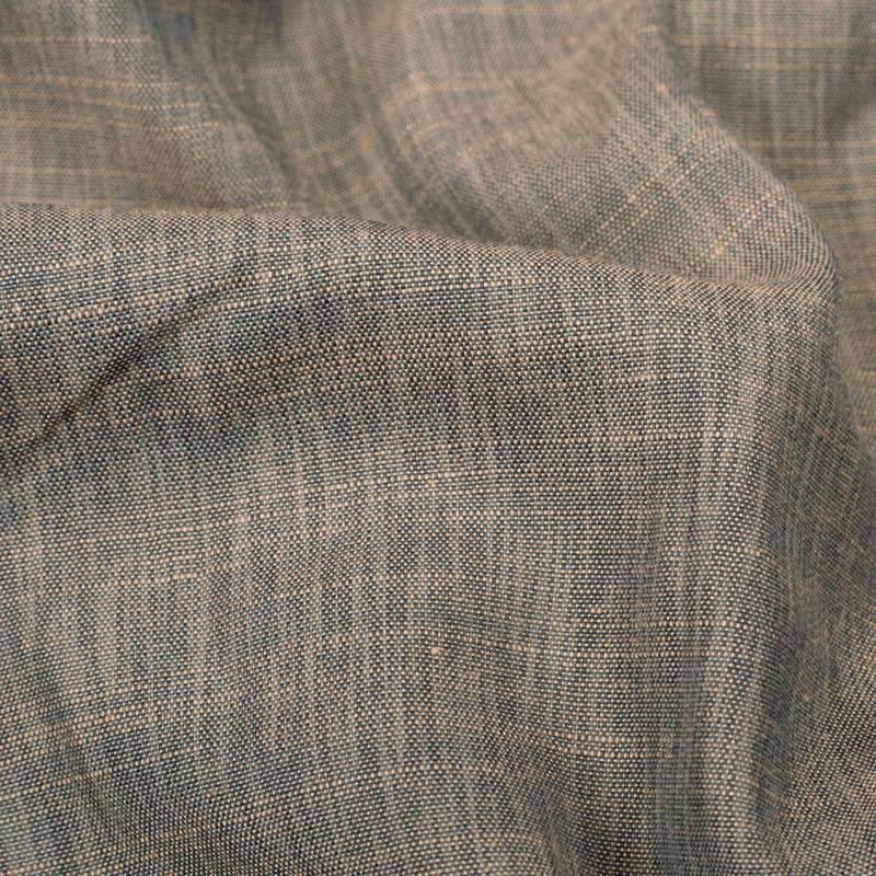 Cloud Grey Plain Rayon Slub Fabric (Width 58 Inches) - Fabcurate