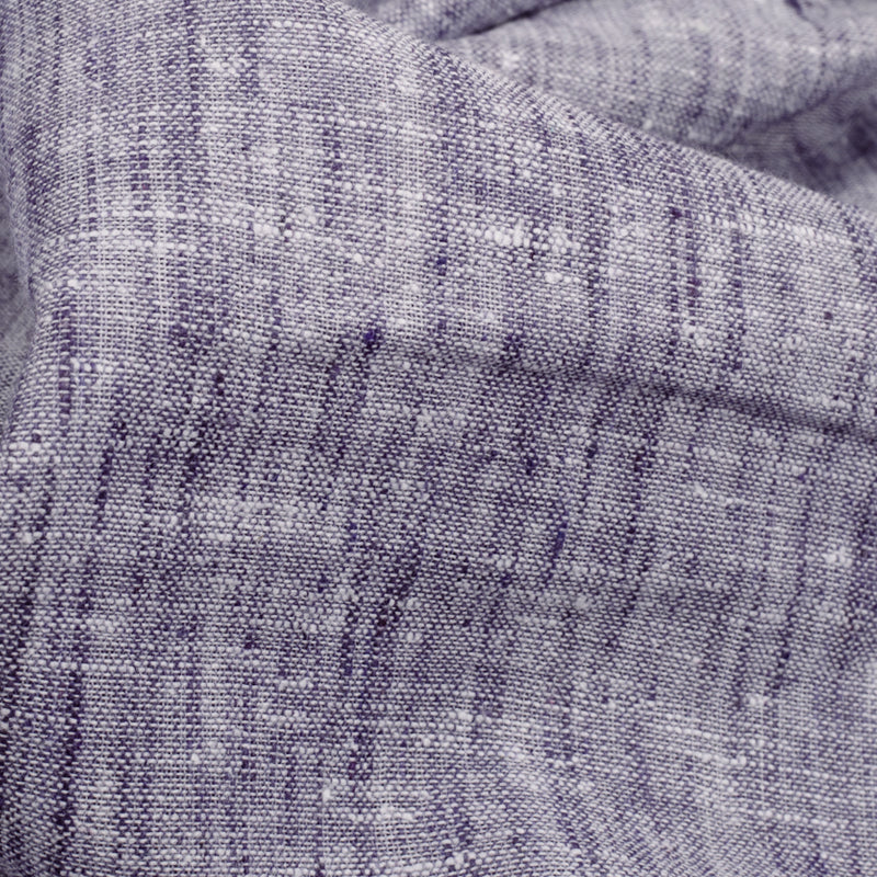 Pastel Purple Plain Cotton By linen Fabric (Width 58 Inches) - Fabcurate