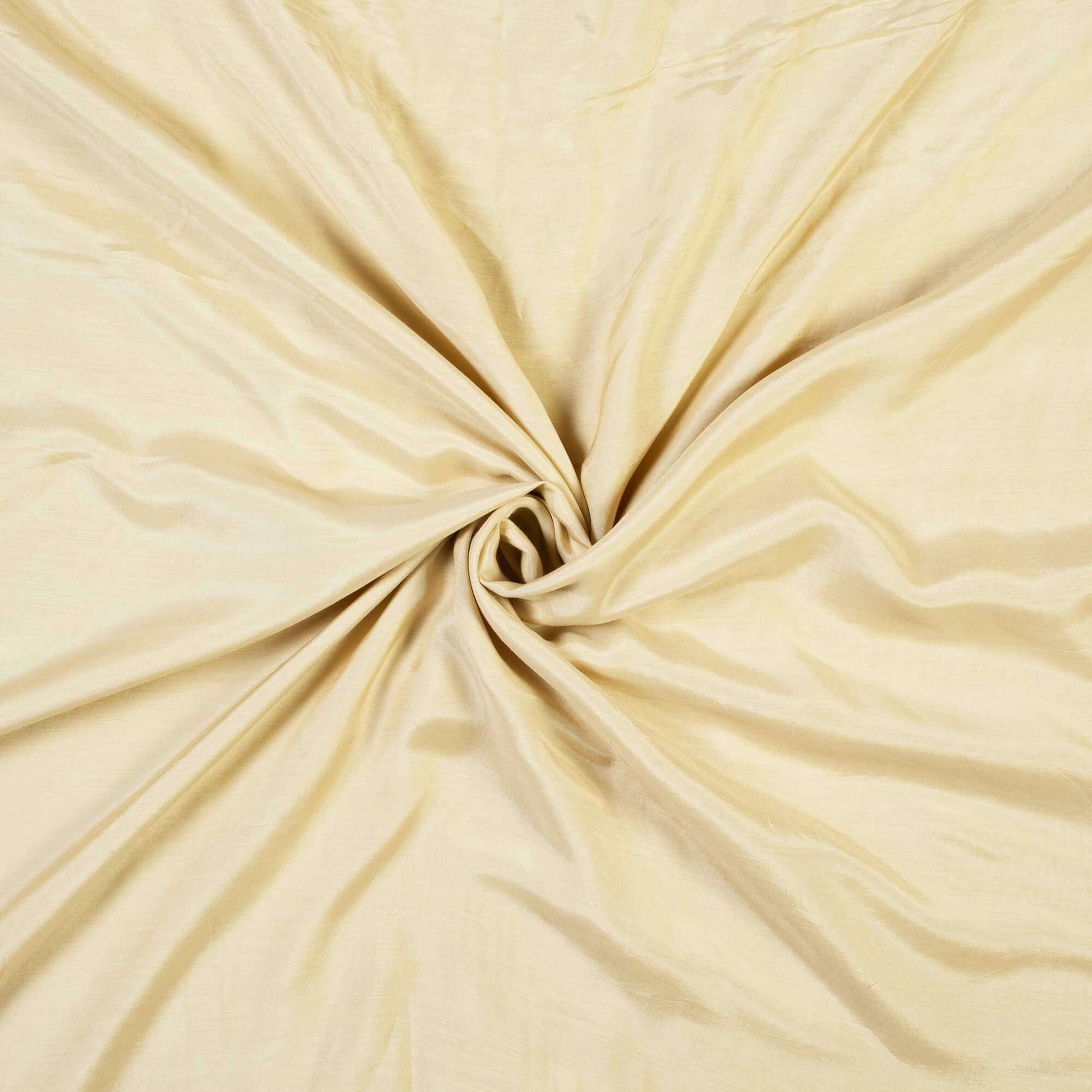 Ivory Cream Plain Pure Muslin Fabric - Fabcurate