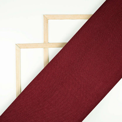 Maroon Plain Cotton Flex Fabric - Fabcurate