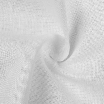 White Plain Yarn Dyed Chambray Premium Shirting Fabric (Width 58 Inches)