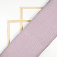 Pastel Purple Plain Yarn Dyed Filafil Premium Shirting Fabric (Width 58 Inches)