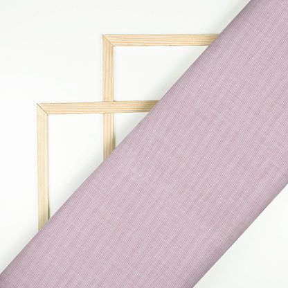 Pastel Purple Plain Yarn Dyed Filafil Premium Shirting Fabric (Width 58 Inches)