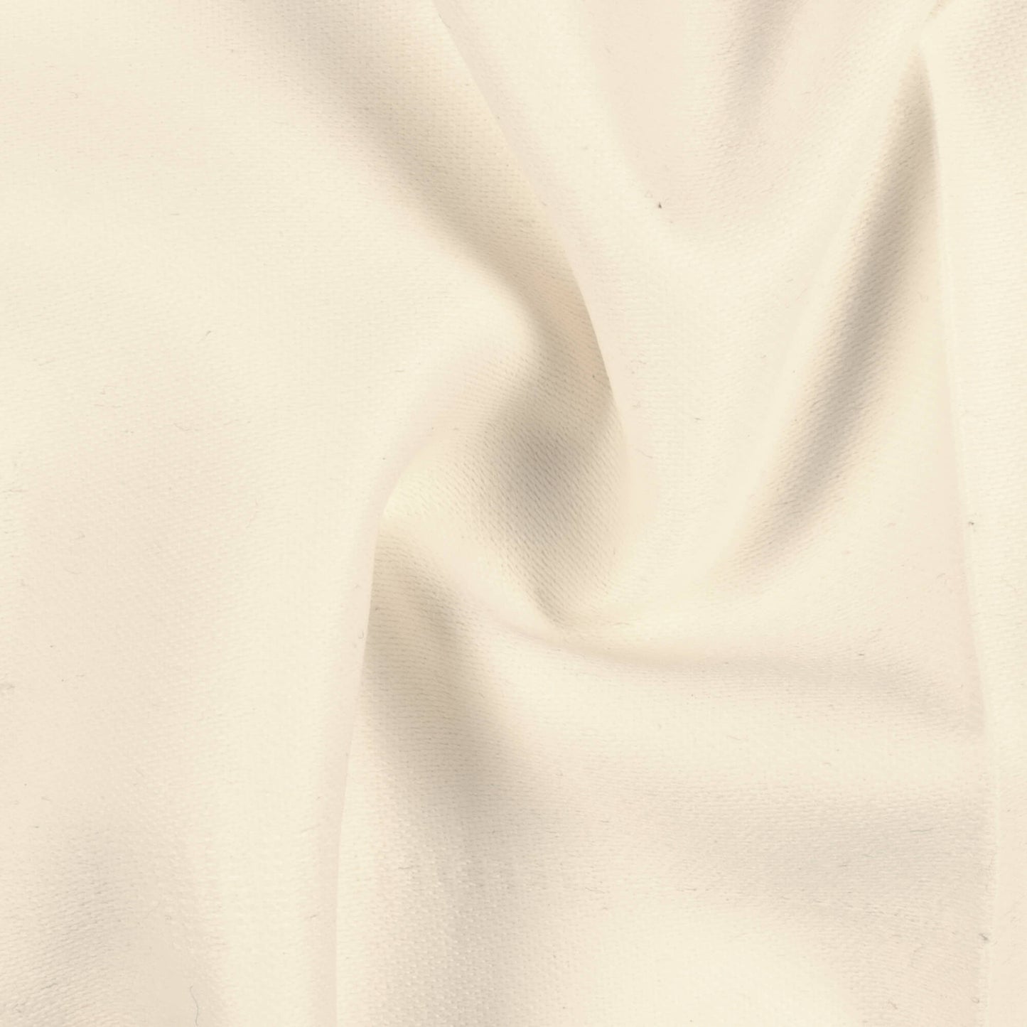 Ivory Cream Plain Dense Crepe Satin Exclusive Shirting Fabric (Width 36 Inches)