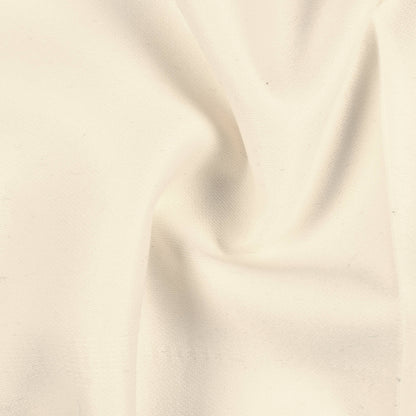 Ivory Cream Plain Dense Crepe Satin Exclusive Shirting Fabric (Width 36 Inches)