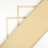 Oat Beige Plain Heavy Oxford Premium Shirting Fabric (Width 58 Inches)