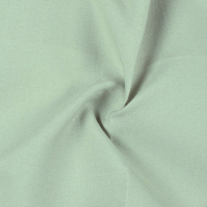 Sage Green Plain Poly Poplin Premium Shirting Fabric (Width 58 Inches)