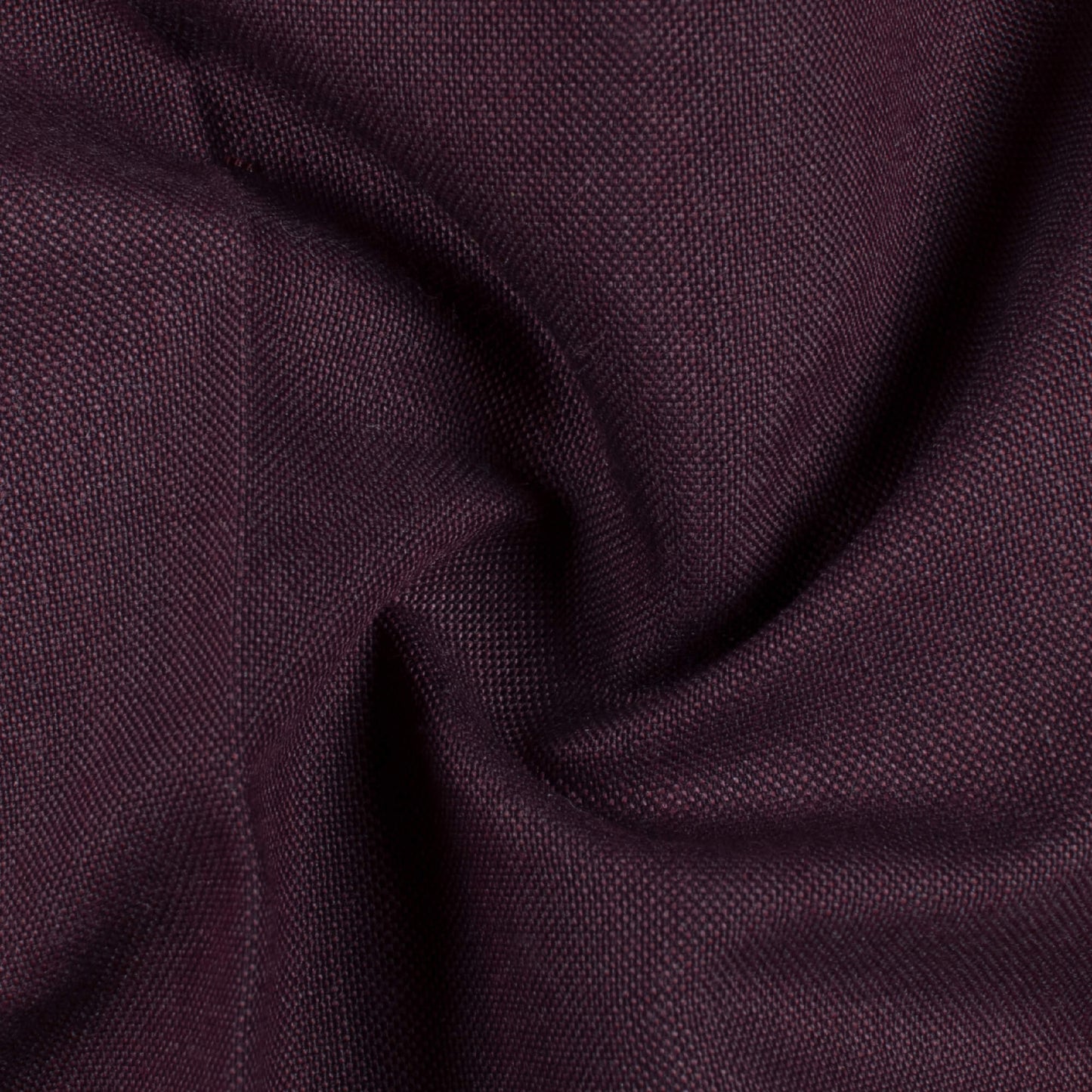 Plum Purple Plain Poly Poplin Premium Shirting Fabric (Width 58 Inches)