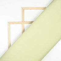 Tea Green Plain Poly Spun Exclusive Shirting Fabric (Width 36 Inches)