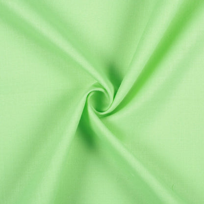 Pastel Green Plain Poly Spun Exclusive Shirting Fabric (Width 36 Inches)