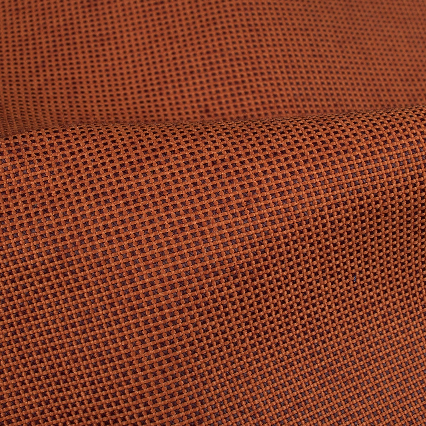 Ginger Orange Plain Woven Chambray Premium Shirting Fabric (Width 58 Inches)