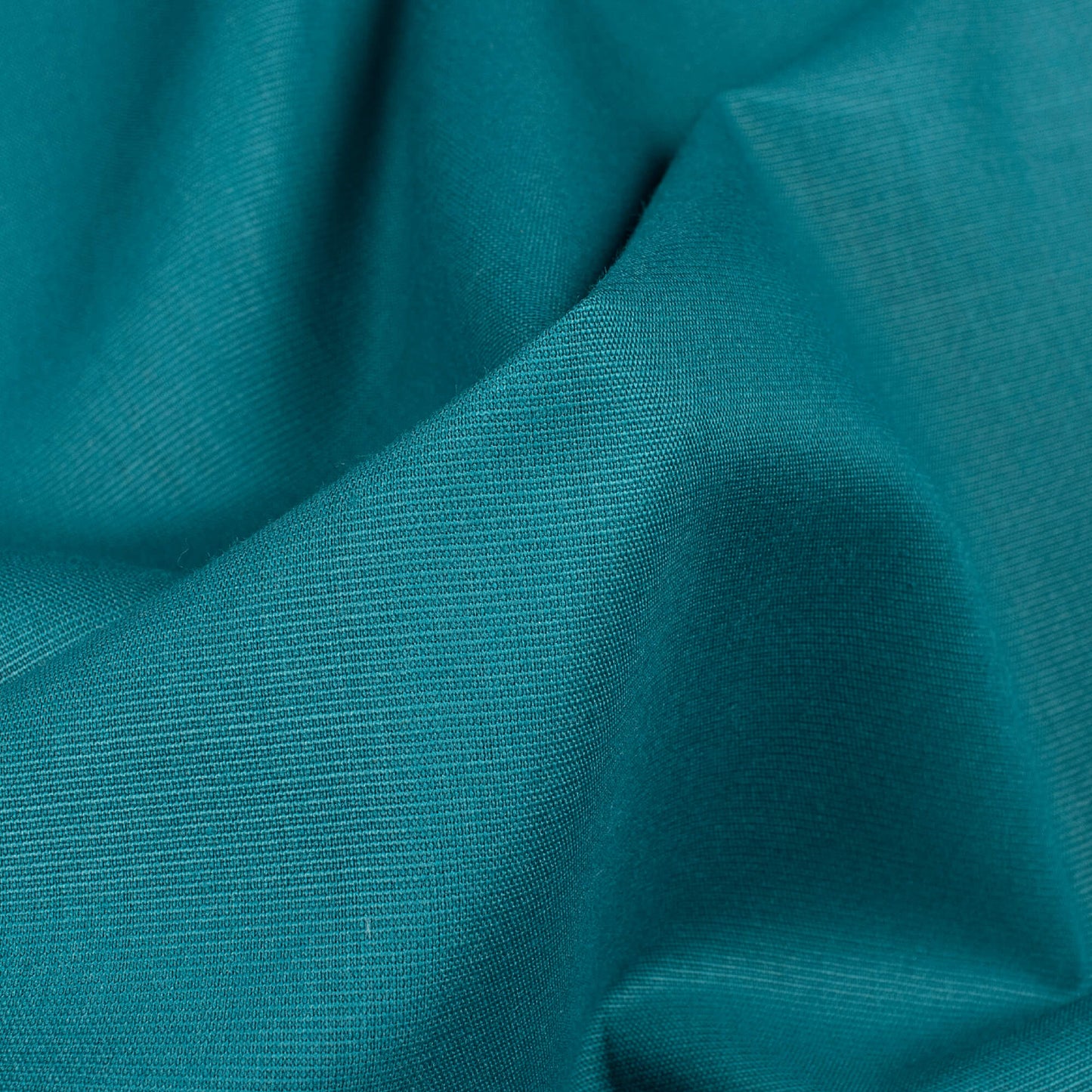 Peacock Blue Plain Yarn Dyed Filafil Premium Shirting Fabric (Width 58 Inches)