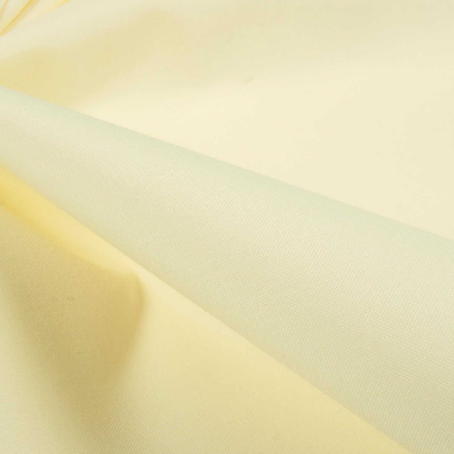 Cream Plain Poly Poplin Premium Shirting Fabric (Width 58 Inches)