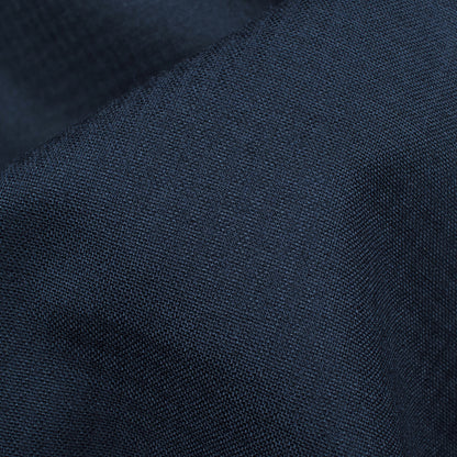 Navy Blue Plain Luxury Suiting Fabric (Width 58 Inches)