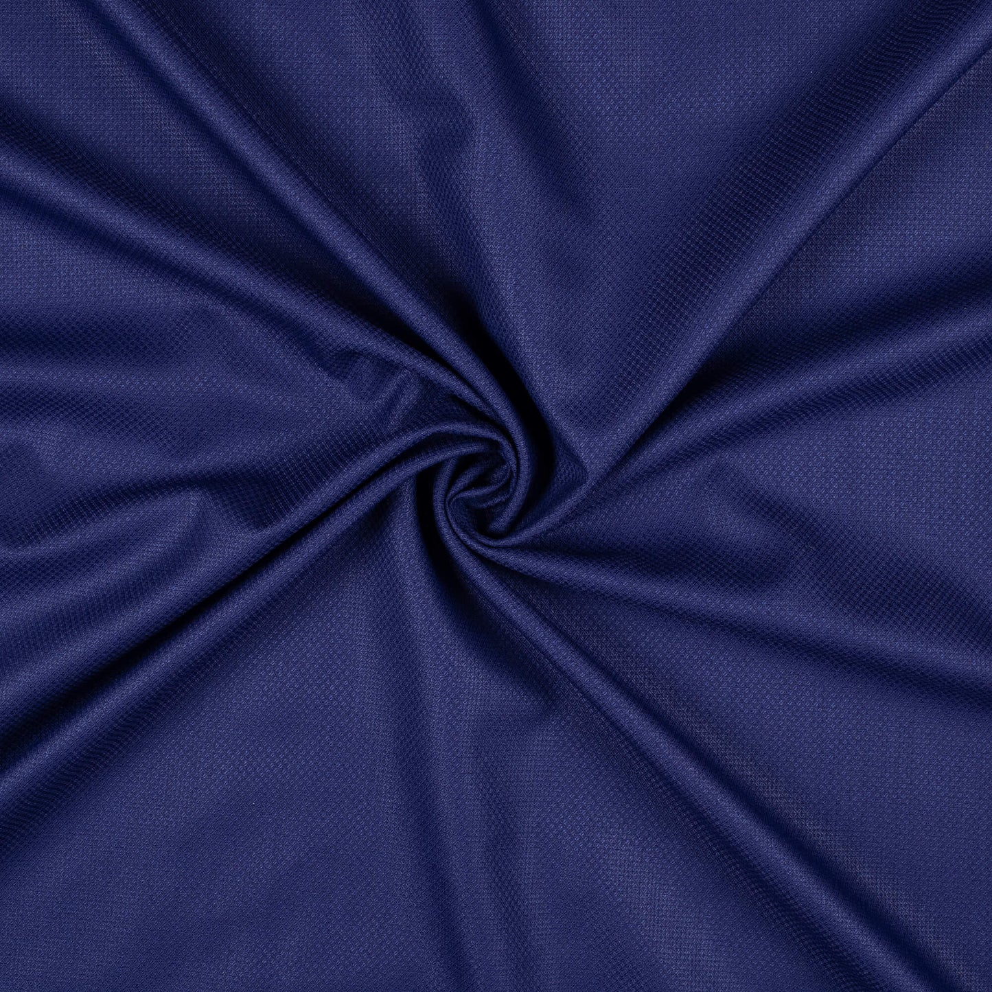 Royal Blue Geometric Pattern Luxury Suiting Fabric (Width 58 Inches)