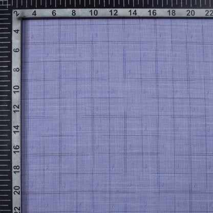 Chetwode Blue Self Textured Luxury Suiting Fabric (Width 58 Inches)