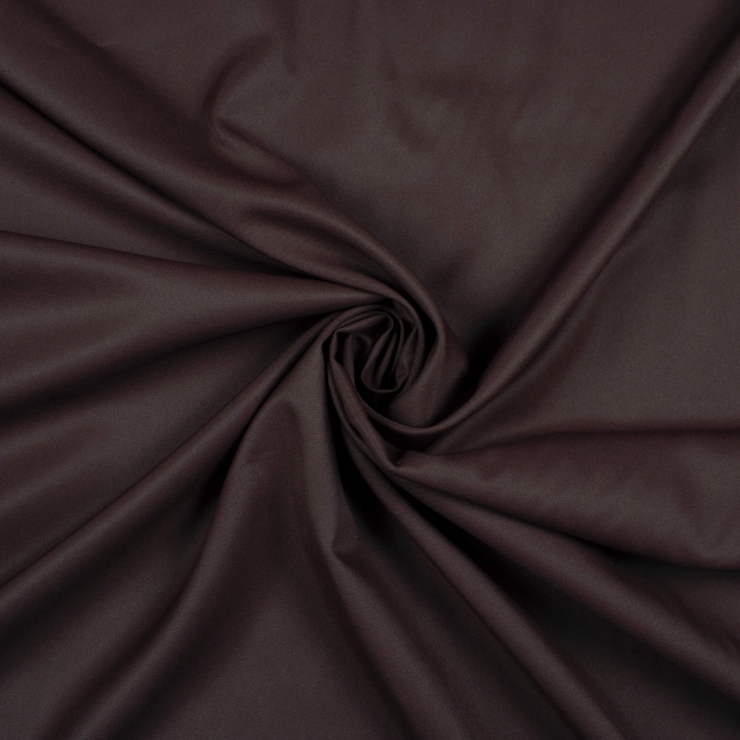 Dark Brown Plain Luxury Suiting Fabric (Width 58 Inches)
